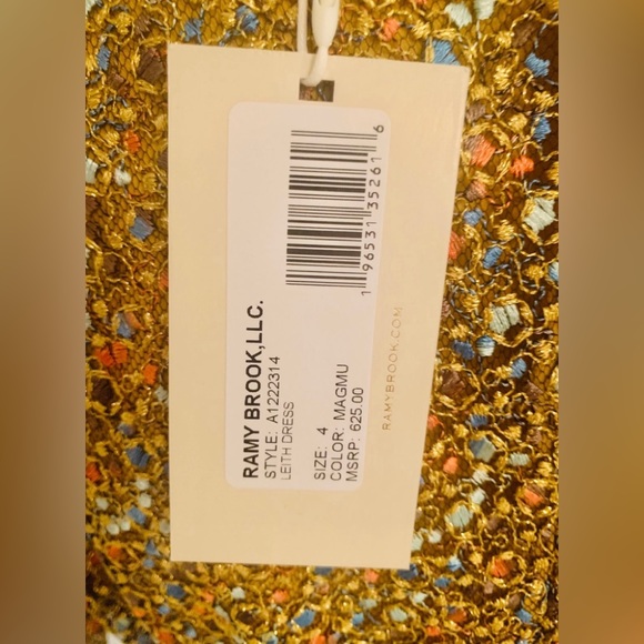 Ramy Brook Leith Metallic Dress Mini Dress - Picture 8 of 11